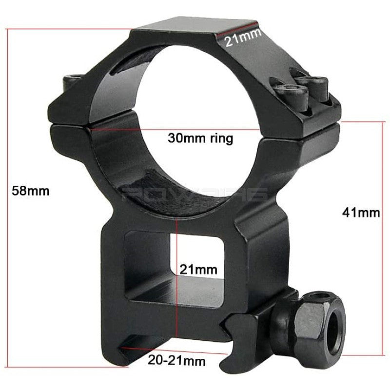 T-Eagle 30mm Picatinny Mounts For Scope || T Eagle Scope Mounts in Pakistan - Crossfire.Pk